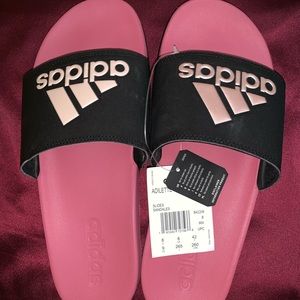 Women’s ADIDAS ADILETTE SLIDES Pink Size 9
